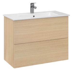 Allaskaappi Temal Astra 80 cm Vaalea tammi