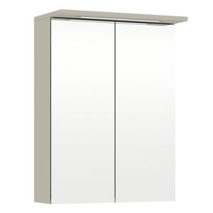 Peilikaappi Temal Highlight 50 cm, 2 ovea Greige Pistorasia oikealla