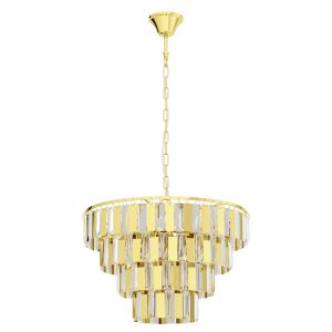 Riippuvalaisin Eglo Erseka messinki/kristalli