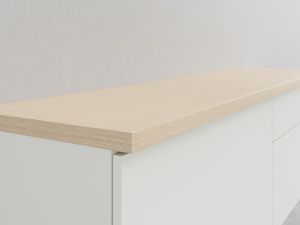 Laminoitu taso Temal vaalea tammi 45 cm