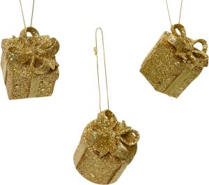 Joulukoriste lahjapaketti 5 cm lajitelma