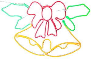 Siluetti Eglo Joulukellot 680 x LED 
85 x 54 cm IP44