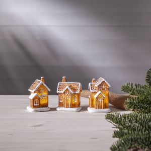 Pöytäkoriste Eglo Piparkakkutalo lajitelma