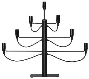 Kynttelikkö Eglo Milano musta 7-os