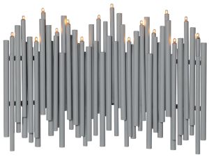 Kynttelikkö Eglo Note harmaa 16 x LED
