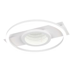 LED-kattovalaisin Trio Wheeler mattavalkoinen Ø 33 cm