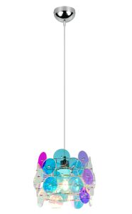 Riippuvalaisin Trio Iride kromi Ø 25 cm