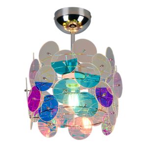 Kattovalaisin Trio Iride kromi Ø 25 cm