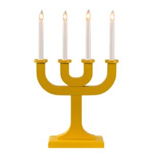 Kynttelikkö Konstsmide 4-os Keltainen