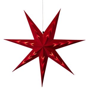 Samettitähti Konstsmide punainen Ø 78 cm