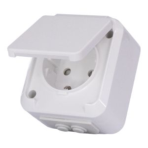 Pistorasia Nordic 1-os valkoinen IP44