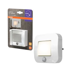 LED-yövalo Osram Lunetta valkoinen 0,2 W valkoinen 8,4 x 7,3 cm IP20
