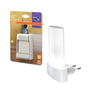 LED-yövalo Osram Lunetta Shine 0,28 W valkoinen 6 x 9 cm IP20