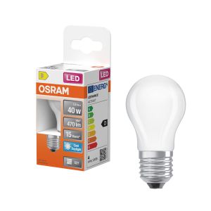 LED-lamppu Osram Star Classic P40 E27 3,4 W 470 lm 6500 K opaali 1 kpl/pkt