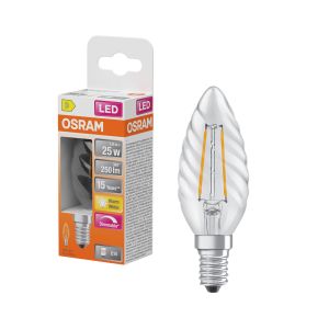 LED-lamppu Osram Superstar CLBW DIM E14 1,8 W 250 lm 2700 K kirkas 1 kpl/pkt