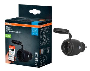 Älypistorasia Osram Smart+ WiFi musta 3680 W/16 A IP44