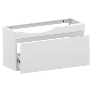 Allaskaappi Polaria Laval vasen valkoinen 90 cm