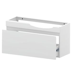 Allaskaappi Polaria Laval oikea valkoinen 90 cm