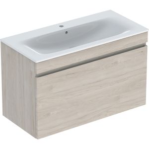 Allaskaappipaketti Geberit Renova Plan vaalea hikkoripuu 100 x 48 x 62,2 cm