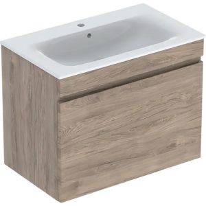 Allaskaappipaketti Geberit Renova Plan hikkoripuu 80 x 48 cm