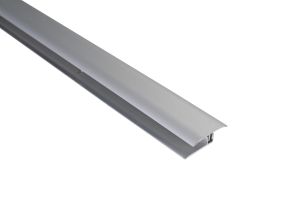 Saumalista Maler alumiini hopea anodisoitu 34 x 1000 mm