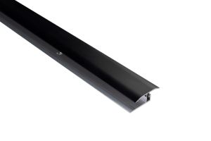 Saumalista Maler alumiini harjattu musta 34 x 1000 mm