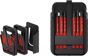 Ruuvauskärkisarja Wiha SlimBit 12-osainen