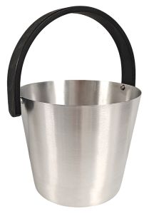 Saunasanko Saunia alumiini/musta 7 l