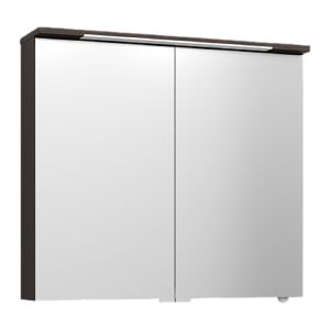 LED-peilikaappi Svedbergs Skuru tumma saarni 80 cm