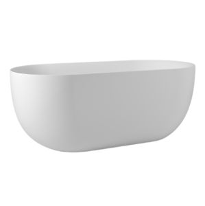 Kylpyamme Svedbergs Vaulen mattavalkoinen 160 x 75 x 59 cm