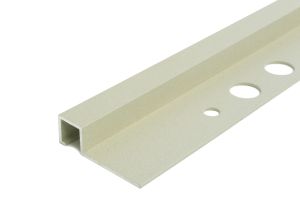 Laattalista Dione White Sand Rustic 10 mm neliö