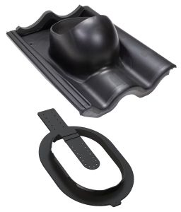 Kattolevy Vilpe Click Tiili 440 x 330 x 165 mm Musta