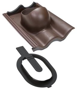 Kattolevy Vilpe Click Tiili 440 x 330 x 165 mm Ruskea