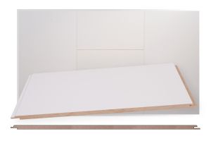 MDF-paneeli Maler STP-0 puolikiiltävä valkoinen