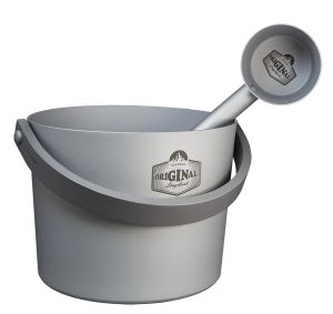 Kiulu ja kauha Harvia x Original Long Drink harmaa