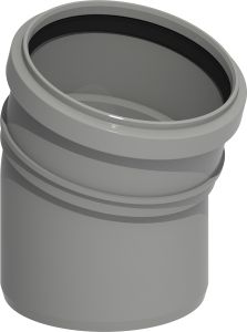 Kaksoismuhvi Uponor 110, Harmaa