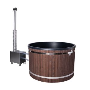 Kylpytynnyri Plastweld PW-SPA Freetime L 6-8 hlöä pähkinä/mustagraniitti, 30kW