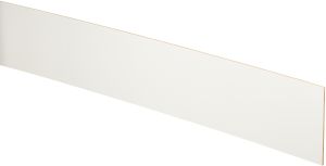 Potkulauta Lundbergs MDF valkoinen 10 x 160 x 1300 mm