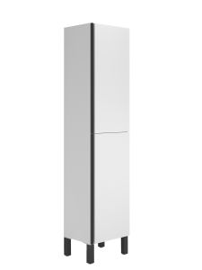 Korkeakaappi Ordonez Malaga mattavalkoinen 172 cm