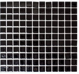 Mosaiikki Square Kiiltävä Musta