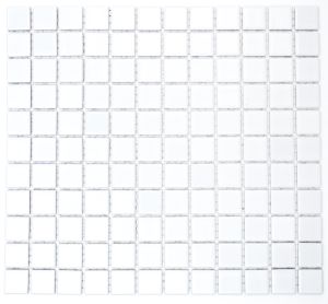 Mosaiikki Square Kiiltävä Valkoinen
