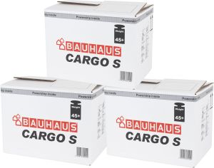 3 kpl Laatikko Bauhaus Cargo S 50 x 35 x 37 cm