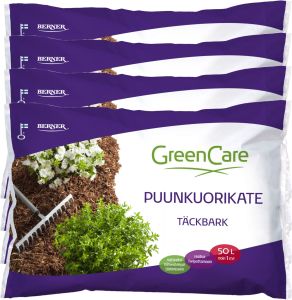 4 kpl Puunkuorikate GreenCare 50 l