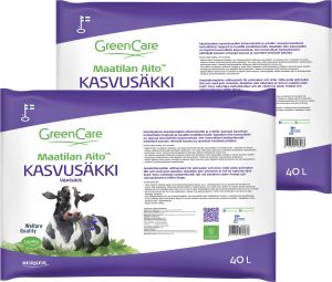 2 kpl Kasvusäkki Greencare Maatilan Aito 40 l