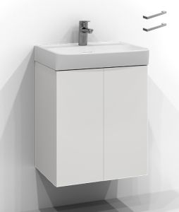 Setti: Allaskaappi Svedbergs Bloc 50 X 35 cm + Pesuallas Svedbergs Skapa 50 + 2 kpl Vedin B1 Svedbergs