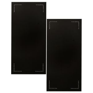 2 kpl Palosuojalevy Misa musta 48 x 98 cm
