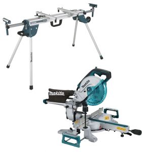 Setti: Katkaisu- ja jiirisaha Makita LS0816F + Jiirisahajalusta Makita WST06