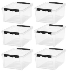 6 kpl Säilytyslaatikko SmartStore Classic 15 Kirkas 40 x 30 x 18 cm