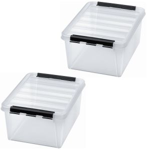 2 kpl Säilytyslaatikko SmartStore Classic 31 Kirkas 50 x 39 x 26 cm