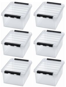 6 kpl Säilytyslaatikko SmartStore Classic 31 Kirkas 50 x 39 x 26 cm
